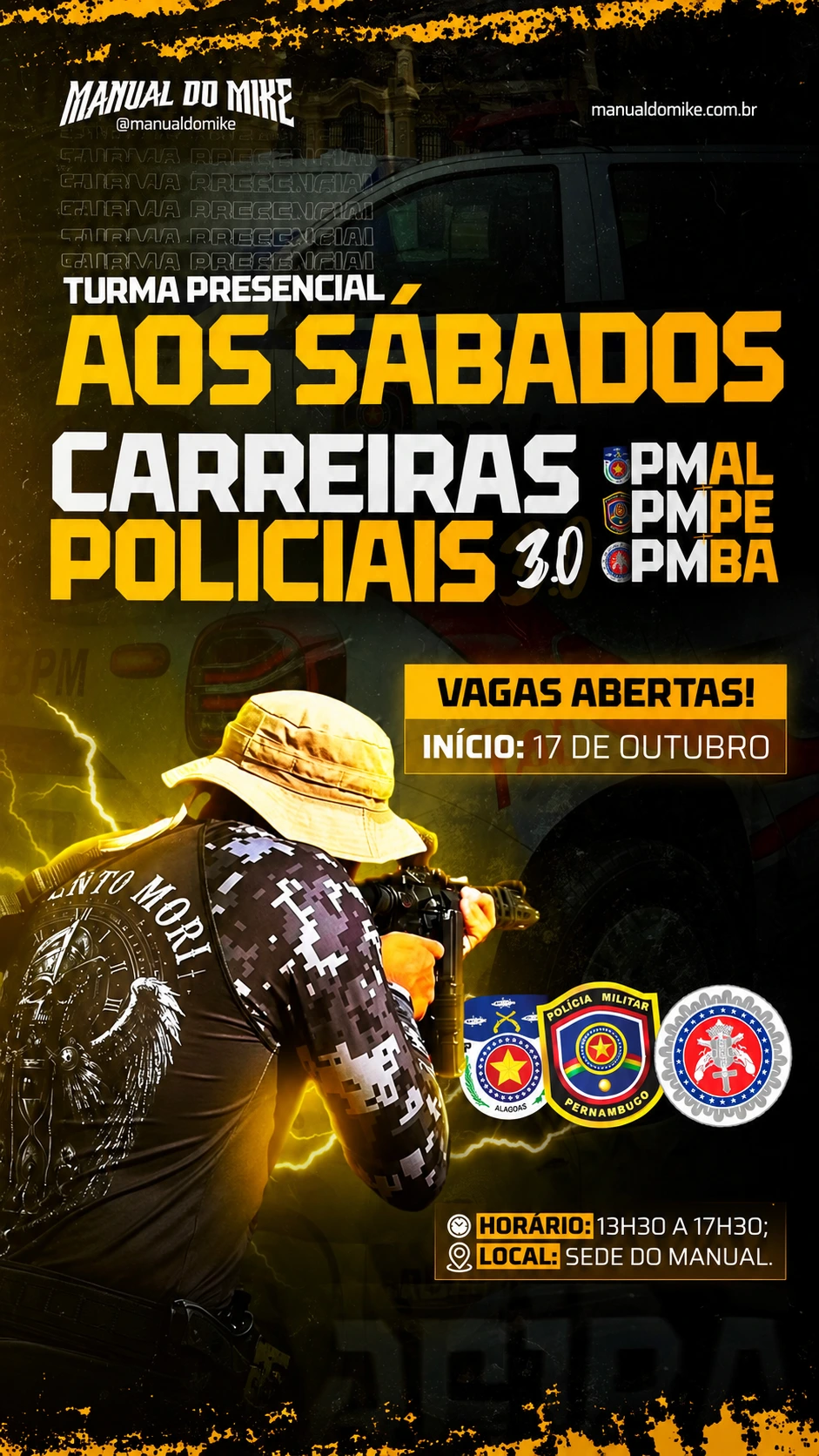3.0 (PMAL - PMBA - PMPE) - FINAL DE SEMANA